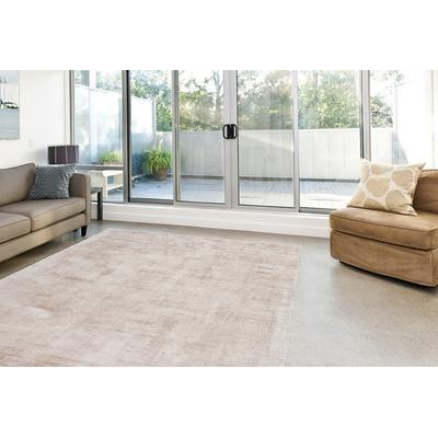 Teppich CALO-DELUXE "Viteox 200" Gr. 4, grau (taupe), B:160cm H:13mm L:230cm, Viskose, Teppiche, Viskose, Kurzflor, Wohnzimmer Image