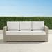 Small Palermo Sofa with Cushions in Dove Finish - Salta Palm Cobalt - Frontgate