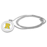 Women's Silver Rochester Yellow Jackets Logo Pendant Necklace