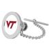 Silver Virginia Tech Hokies Team Logo Tie Tack/Lapel Pin