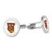 Silver Tuskegee Golden Tigers Logo Cufflinks