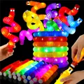 Tubes en plastique étirés Shoous Pop bâtons lumineux accessoires lumineux de fête décorations de