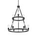 Innovations Lighting Bruno Marashlian Saloon 9 Light Chandelier - 8203-BK-LED