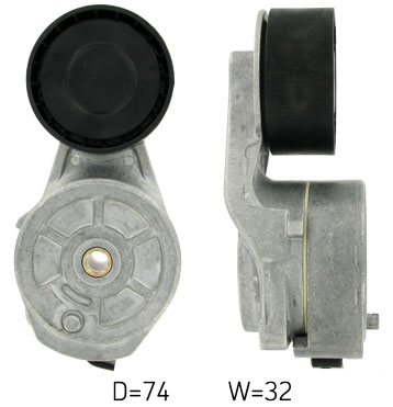 SKF Spannrolle, Keilrippenriemen VKMCV 56004 Universal Image