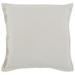 Pixie 22 x 22 Square Soft Fabric Accent Throw Pillow, Flange Edges, Cream - White
