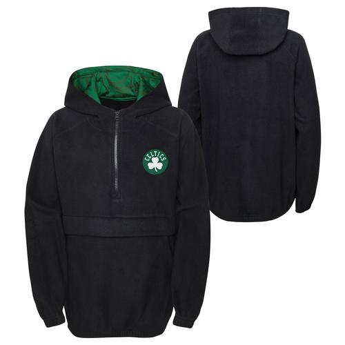 Boston Celtics Paint the Court Fleecejacke mit Viertelreißverschluss – Jugendliche