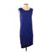 Gap Casual Dress - Shift: Blue Solid Dresses - Women's Size X-Small