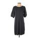 Ann Taylor LOFT Casual Dress - Shift: Gray Dresses - Women's Size X-Small