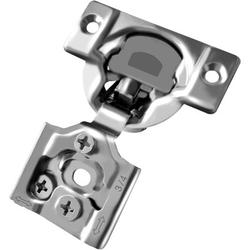 Berta 3/4 105 Degree Soft Close Face Frame Concealed Overlay Hinge in Gray | 3.2 H x 1.8 W in | Wayfair 3/4-50PCS