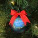 Northlight Seasonal Set of 3 Ford Logo Collectible Glass Christmas Ball Ornaments 3" Glass in Blue | 2.75 H x 2.75 W x 2.75 D in | Wayfair