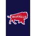 Northlight Seasonal Red & White Buffalo Outdoor Flag, Size 18.0 H x 6.0 W in | Wayfair NORTHLIGHT FG99302