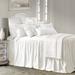 Red Barrel Studio® Caddington Washed Romantic Shabby Elegance Farmhouse 3 Piece Bedspread Set in White | Wayfair E4BDACAE407645C2BDBC759D66016296