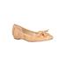 Women's Edie Flat by J. Renee in Natural Gold (Size 8 1/2 M)