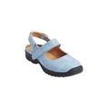 Wide Width Women's The Joelle Sling by Comfortview in Denim (Size 10 1/2 W)