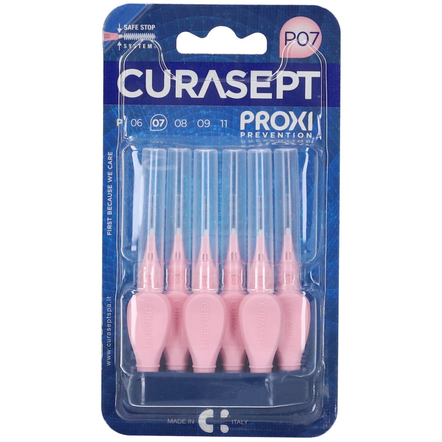 Curasept Proxi P07 Rosa 1 pz Spazzolino da denti