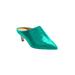 Women's The Camden Mule by Comfortview in Teal Croco (Size 9 M)