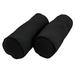 Latitude Run® 20-Inch By 8-Inch Double-Corded Solid Twill Bolster Pillows w/ Inserts Set Of 2 | 8 H x 20 W x 8 D in | Wayfair