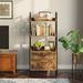 17 Stories 49.2" H x 20.5" W Steel Ladder Bookcase in Brown | 49.2 H x 20.5 W x 13.9 D in | Wayfair 58DAF3EE52B64B19AD9085792C0B1B16