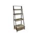 17 Stories 59.06" H x 22.83" W Steel Ladder Bookcase in Black/Brown/Gray | 59.06 H x 22.83 W x 17.52 D in | Wayfair