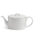 Wedgwood Gio Platinum Teapot Bone China in White | Wayfair 1063182