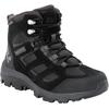 Wanderschuh JACK WOLFSKIN "VOJO 3 TEXAPORE MID W", Gr. 40,5, schwarz, Leder, Textil, sportlich, Schuhe, wasserdicht