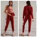 Anthropologie Pants & Jumpsuits | Anthropologie Clara Colorblock Knit Lounge Joggers Red And Pink Knit | Color: Pink/Red | Size: M