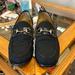 Gucci Shoes | Men’s Gucci Jordaan Cloth Logo Loafers Black | Color: Black | Size: 9.5