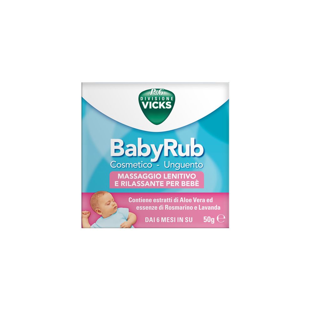 VICKS BabyRub Cosmetico - Unguento 50 g Pomata