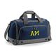 Personalised Gym Kit & Sports Athleisure Holdall Bag Custom Printed With Your Choice of Initials (French Navy)