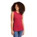 Next Level N5013 Women's Festival Muscle Tank Top in red size Medium | Cotton/Polyester Blend NL5013, 5013