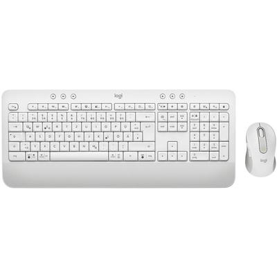 Logitech Kabelloses Tastatur-Maus-Set »Signature Combo MK650« weiß