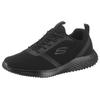 Slip-On Sneaker SKECHERS "BOUNDER", Herren, Gr. 40, schwarz, Textil, Synthetik, sportlich, Schuhe, Slipper, Sommerschuh, Freizeitschuh mit leichter Laufsohle