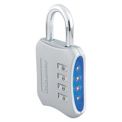MASTER LOCK 653D Combination Padlock,4 Dials