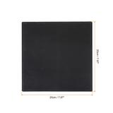 Painting Canvas Panels, 2 Pack 8x8 Inch Rectangle Blank Art Board, Black