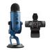 Blue Microphones Yeti USB Microphone with C920S Pro HD Webcam