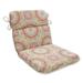 Pillow Perfect Outdoor/ Indoor Delancey Jubilee Rounded Corners Chair Cushion