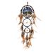 mnjin dream catching wind chime wolf head oil painting dream catching wind chime home room wall decoration outdoor wind chime multicolor