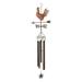 Iron Weathervane Wind Chime - 45x11.75x7 - Copper Rooster