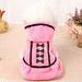 Pet Pullover Winter Warm Hoodies Dog Christmas Small Cat Dog Outfit Pet Apparel Clothes Cute Puppy Sweatshirt Z1-Pink Large
