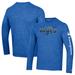 Men's Champion Heather Royal St. Louis Blues Tri-Blend Long Sleeve T-Shirt