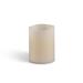 Everlasting Glow Bisque Vanilla Scent Melted Edge Pillar Flameless Flickering Candle Plastic in Brown | 3.05 H x 3.05 W x 6.05 D in | Wayfair 33075