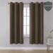 menggutong Curtains 63 Inches Long-Blackout Curtain Panels For BedRoom Solid Window Drapes For Living Room Thermal Insulated Grommet Top 42W X 63L | Wayfair