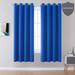menggutong Blackout Curtains For Bedroom 54 Inches Long Short Room Darkening Window Drapes Thermal Insulated Curtain Panels w/ Grommet 52W X 54L | Wayfair