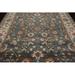 Brown 121 x 95 x 0.5 in Area Rug - Bungalow Rose Loombloom Muted Turkish Oushak Hand Knotted Traditional Area Rug Gray, Burnt Orange Color | Wayfair