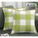 SR-HOME Set Of 2 Fall Throw Pillow Covers, Farmhouse Buffalo Plaid Check Decorative Pillow Covers For Bed Couch Sofa | 18 H x 18 W in | Wayfair