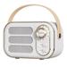 SEGUIRA Vintage Decorative Radio in White | 2.9 H x 5 W x 2.3 D in | Wayfair B87L54