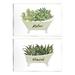 Stupell Industries Relax Unwind House Plants Succulents Clawfoot Bathtub by Cindy Jacobs - Graphic Art on MDF in Green/White | Wayfair