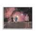 Stupell Industries Surreal Family Vivid Galaxy Planet Giclee Texturized Wall Art By Matheus Lopes Castro in Black/Blue/Brown | Wayfair