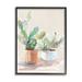 Stupell Industries Potted Cactus Plants Watercolor Giclee Texturized Wall Art By Lanie Loreth in Blue/Brown/Green | 14 H x 11 W x 1.5 D in | Wayfair