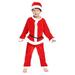 Shakub Child Kids Girls Boys Christmas Santa Claus Outfits Xmas Cosplay Performance Party Dress Holiday Fancy Clothes